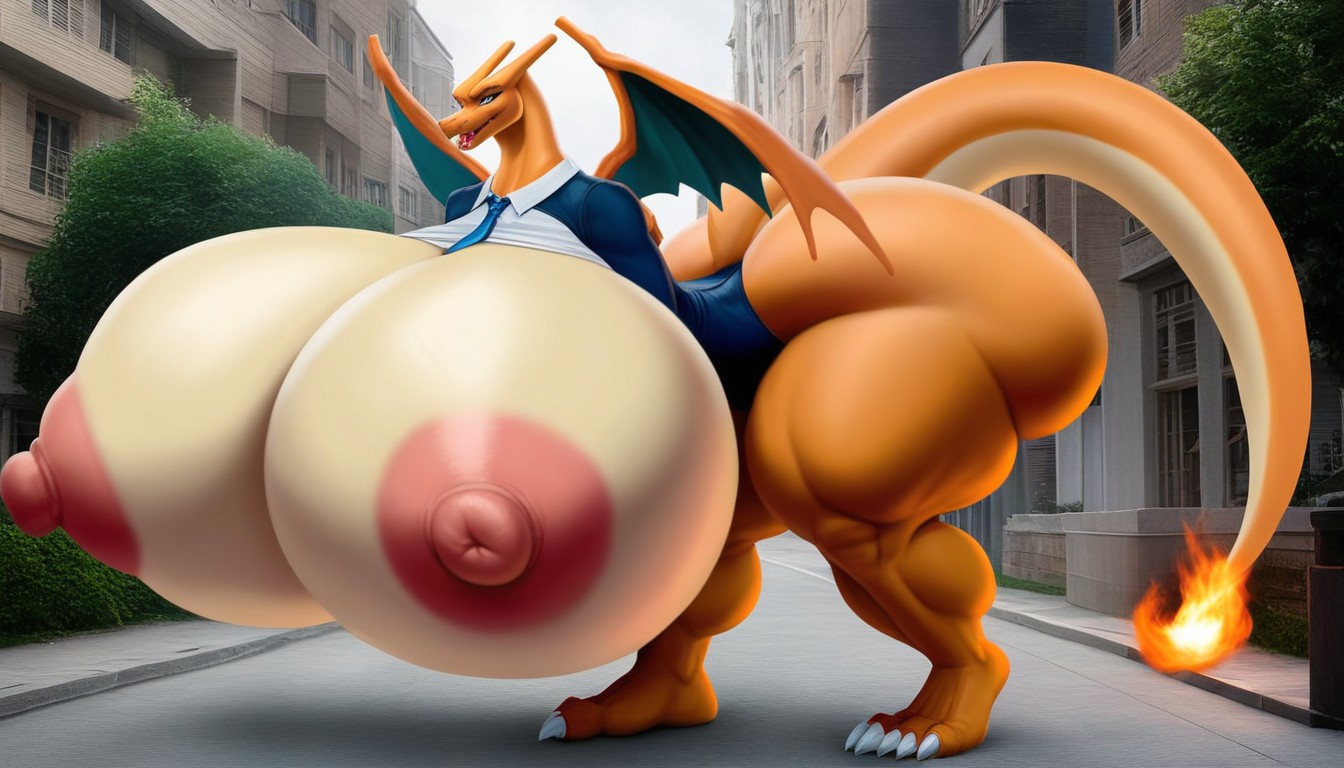 Ssbbw, Breasts Filling Up, Voluptuous Furry AI Porn