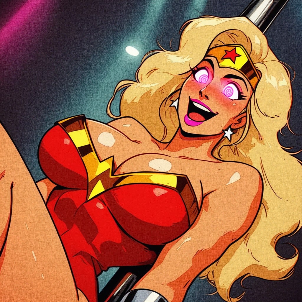 Blonde Hair, Stiletto Heels, Thick Thighs Hentai AI Porn