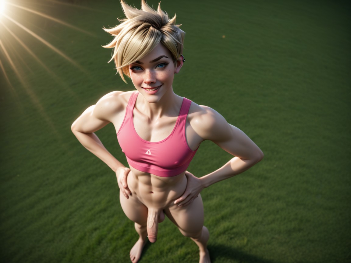 Smooth Skin, Sunny, Noon AI Gay Porn