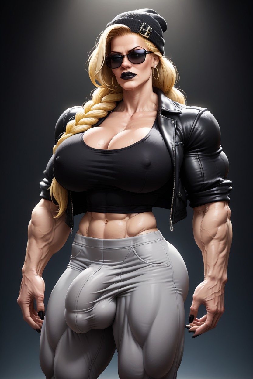 Sparrow Art Style, Third Leg Black Cock, Sunglasses AI Porn