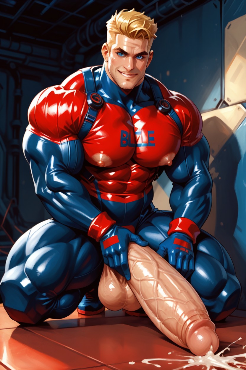 Hdr, Smooth Pecs, Large Nipples AI Gay Porn