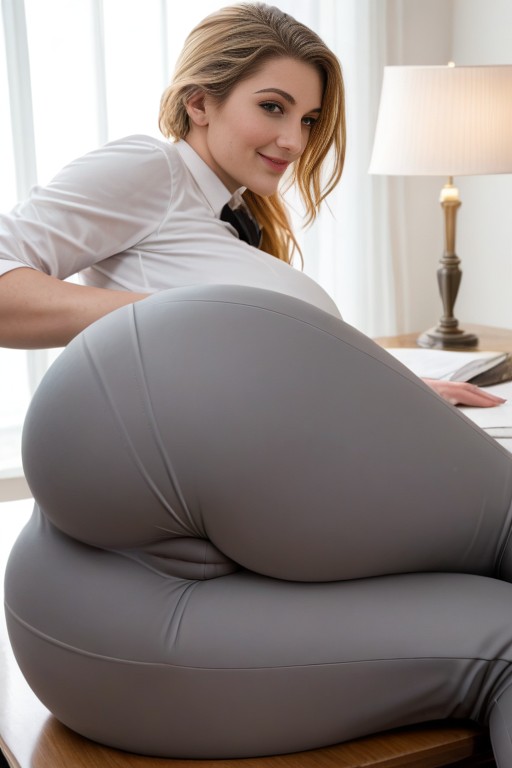 2 People, Hyper Thick Ass, Tight Top AI Porn