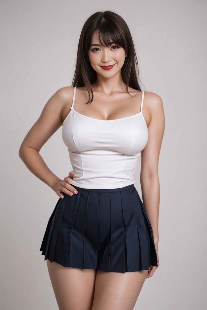Fake Waist, Medium Long Shot, Rounded Hips AI Porn