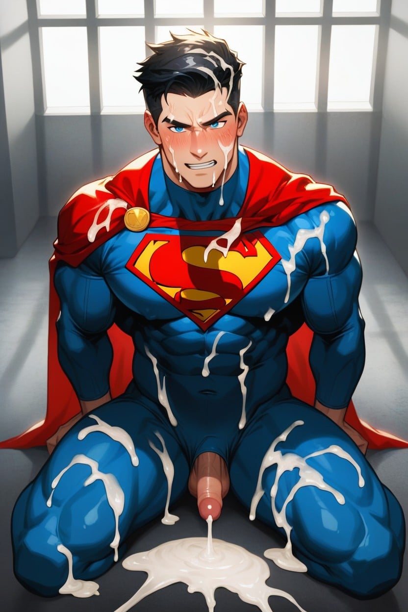 肌肉型, Drenched In Cum, Manly Face AI同性戀黃片