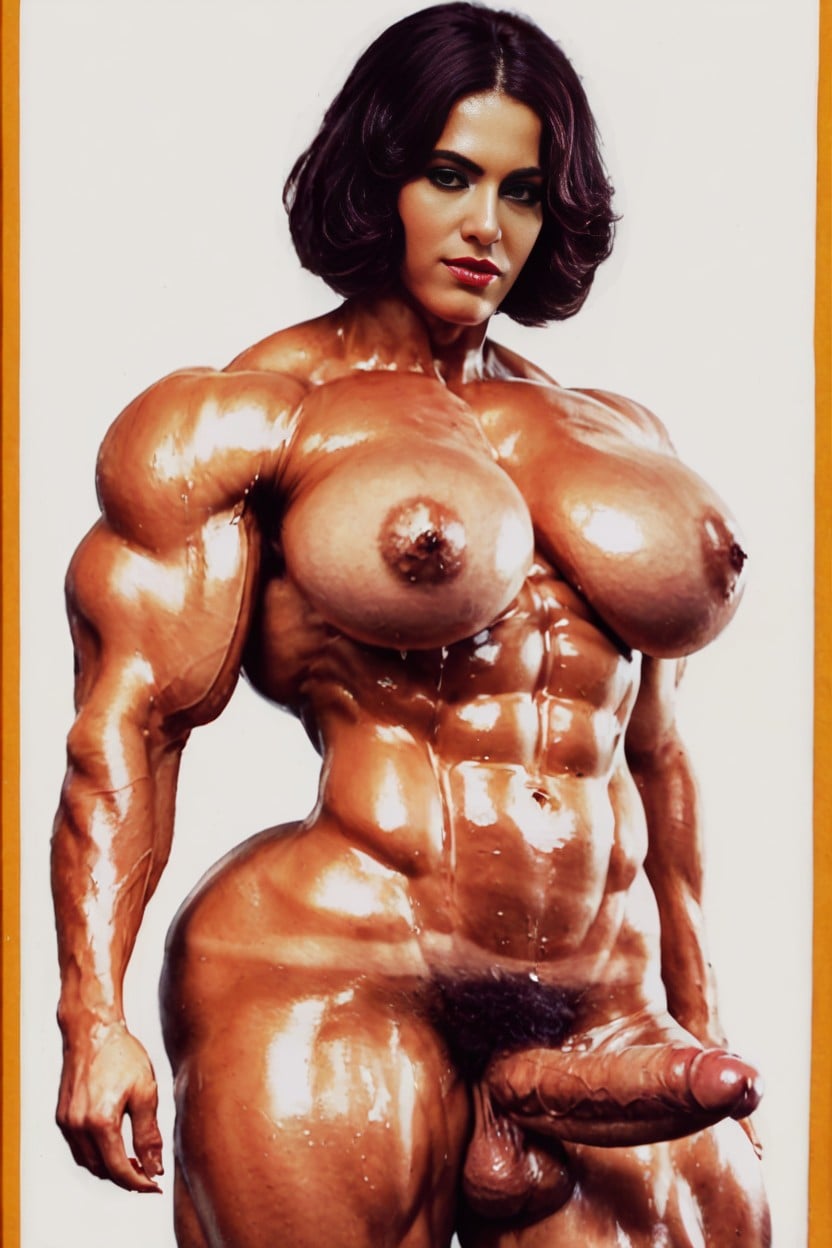 Hyper Wide Hips, 18+, Long Eyelashes Shemale AI Porn