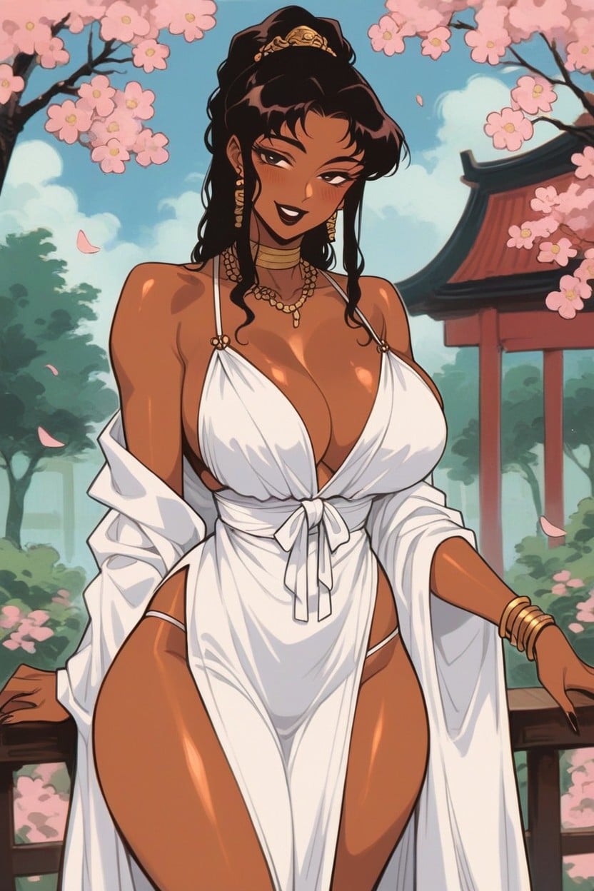 Bust Shot, Dot Nose, Black Hair Hentai AI Porn