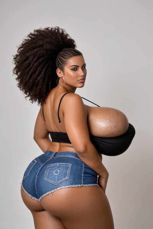 Gorgeous Face, Full Lips, Breast Expansion AI Porn
