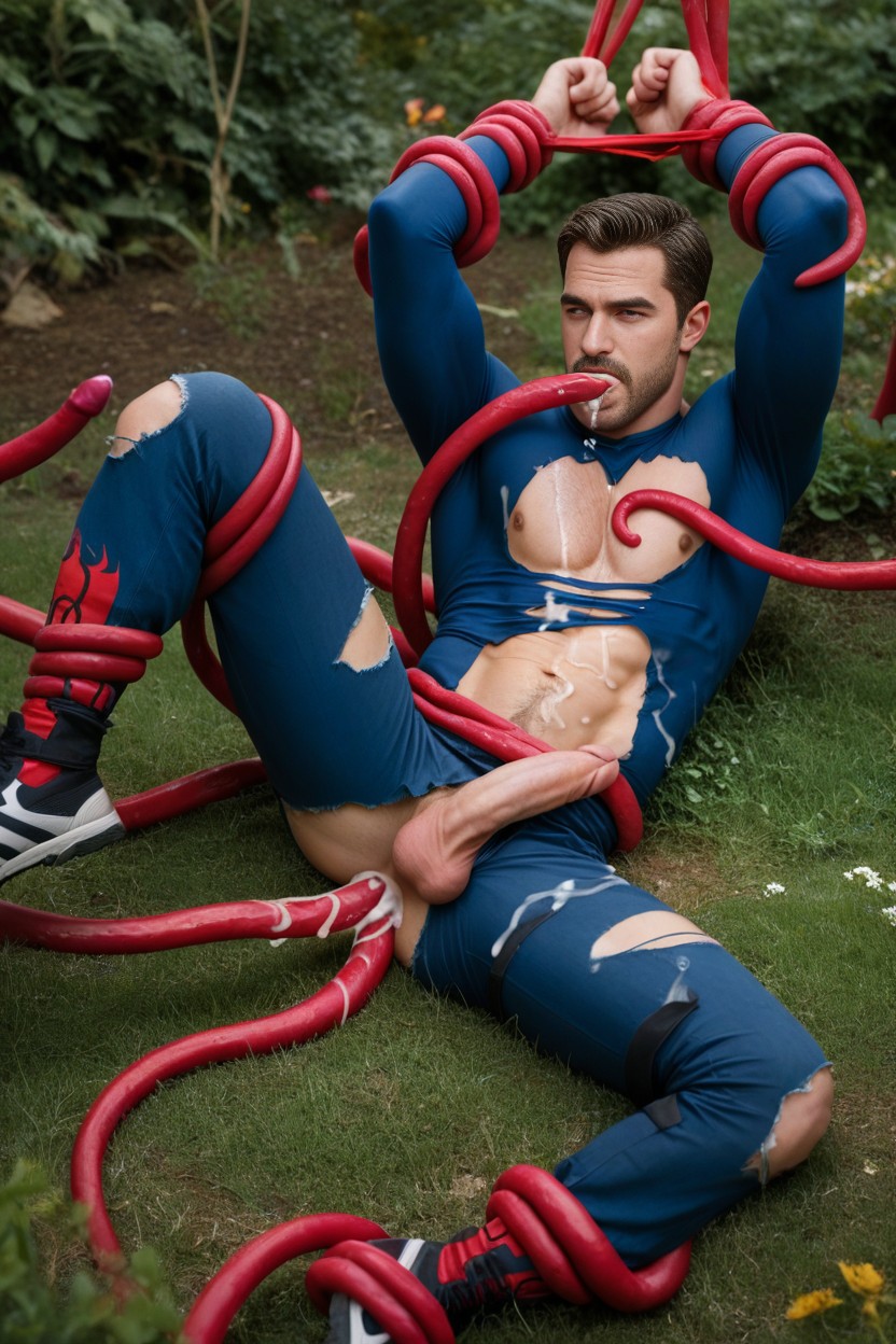 Peter Parker Spiderman, Tentacles, 18+ AI Gay Porn