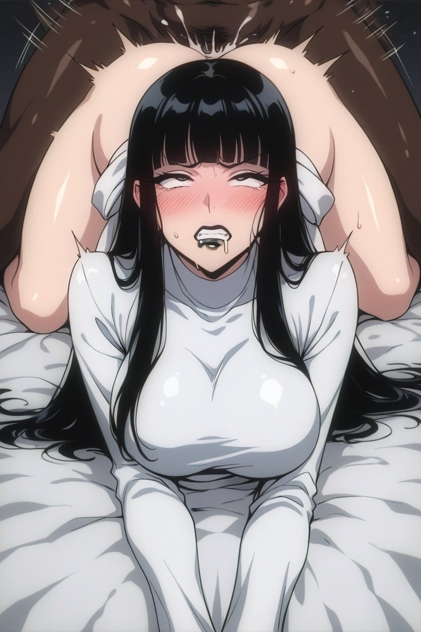 Deep Penetration, Orgasm, Black Hair Hentai AI Porn