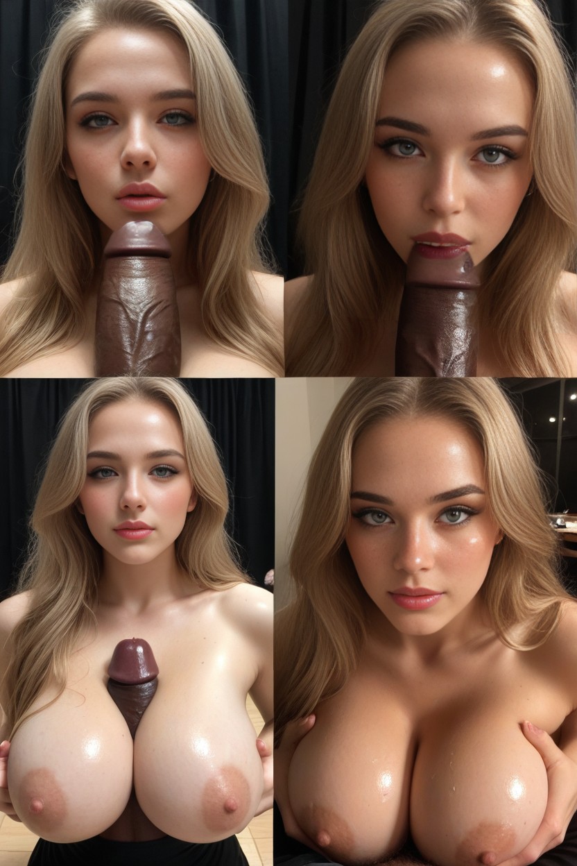 Bubble Butt, Extremely Beautiful Face, Sweaty AI Porn