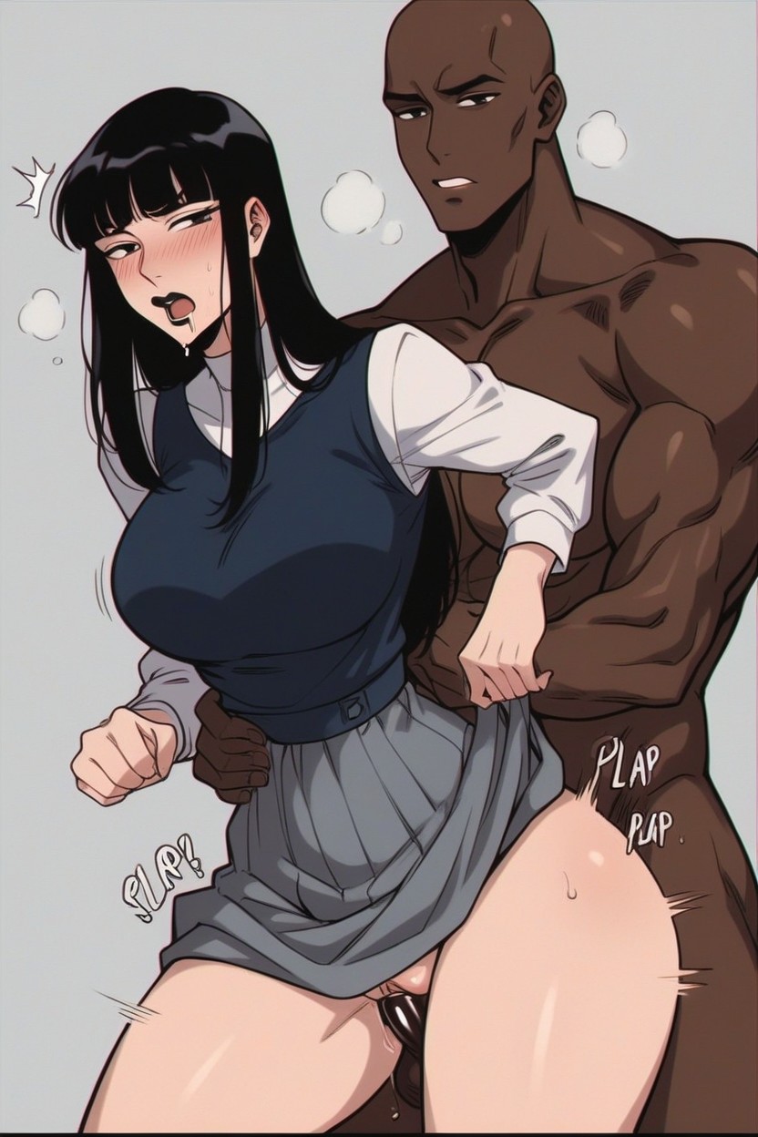 Sleepy Eyes, Bending Over While Standing, Pechos Grandes Hentai IA