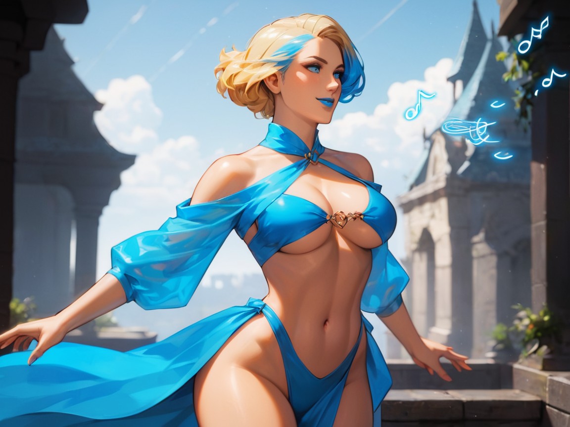 Lake Location, Rounded High Breasts, Fantasy Setting Porno latina IA