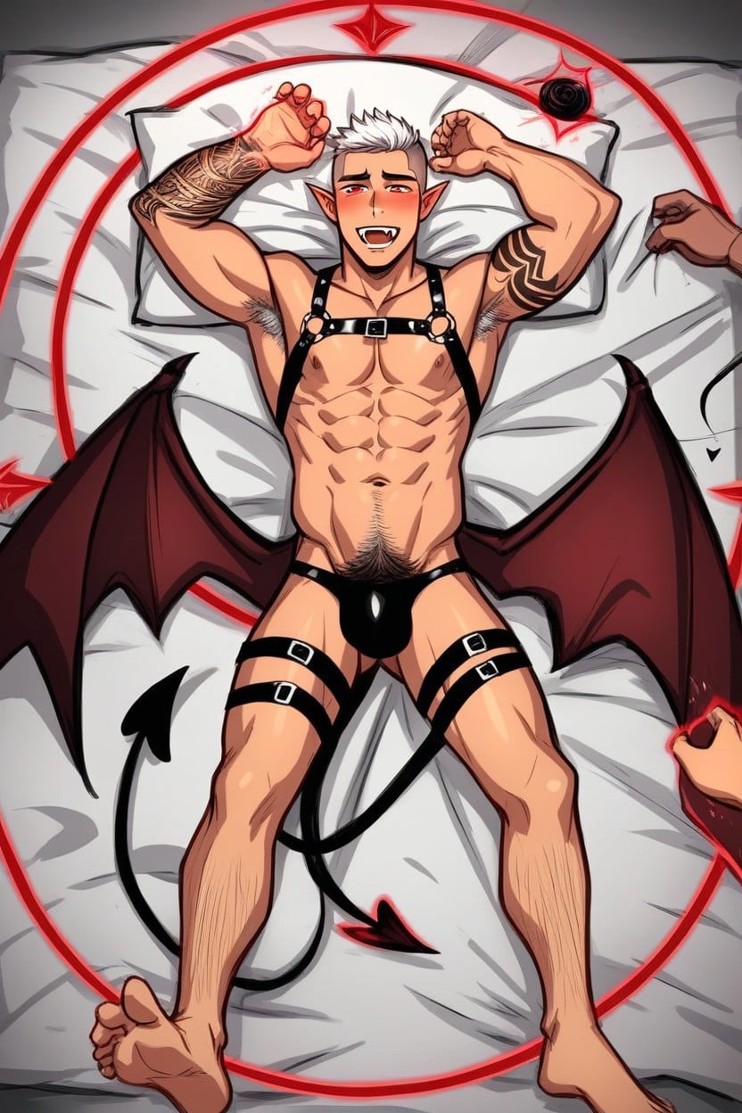 Vampire Harness Arms, 精靈耳朵, 單人圖 AI同性戀黃片