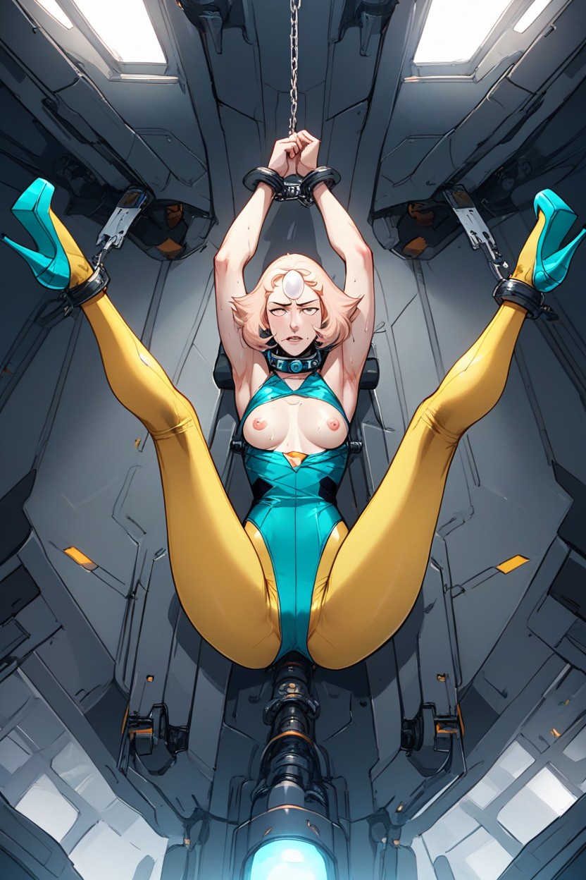 Light Blue Nipples, Electric Shock, Extreme AI Porn