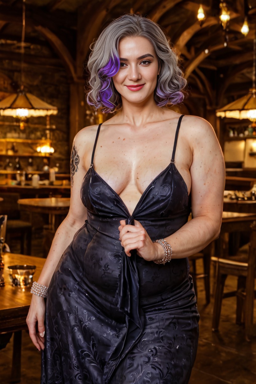 Cellulite, Award Winning Photography, Stylized Arm Tattoo AI Porn
