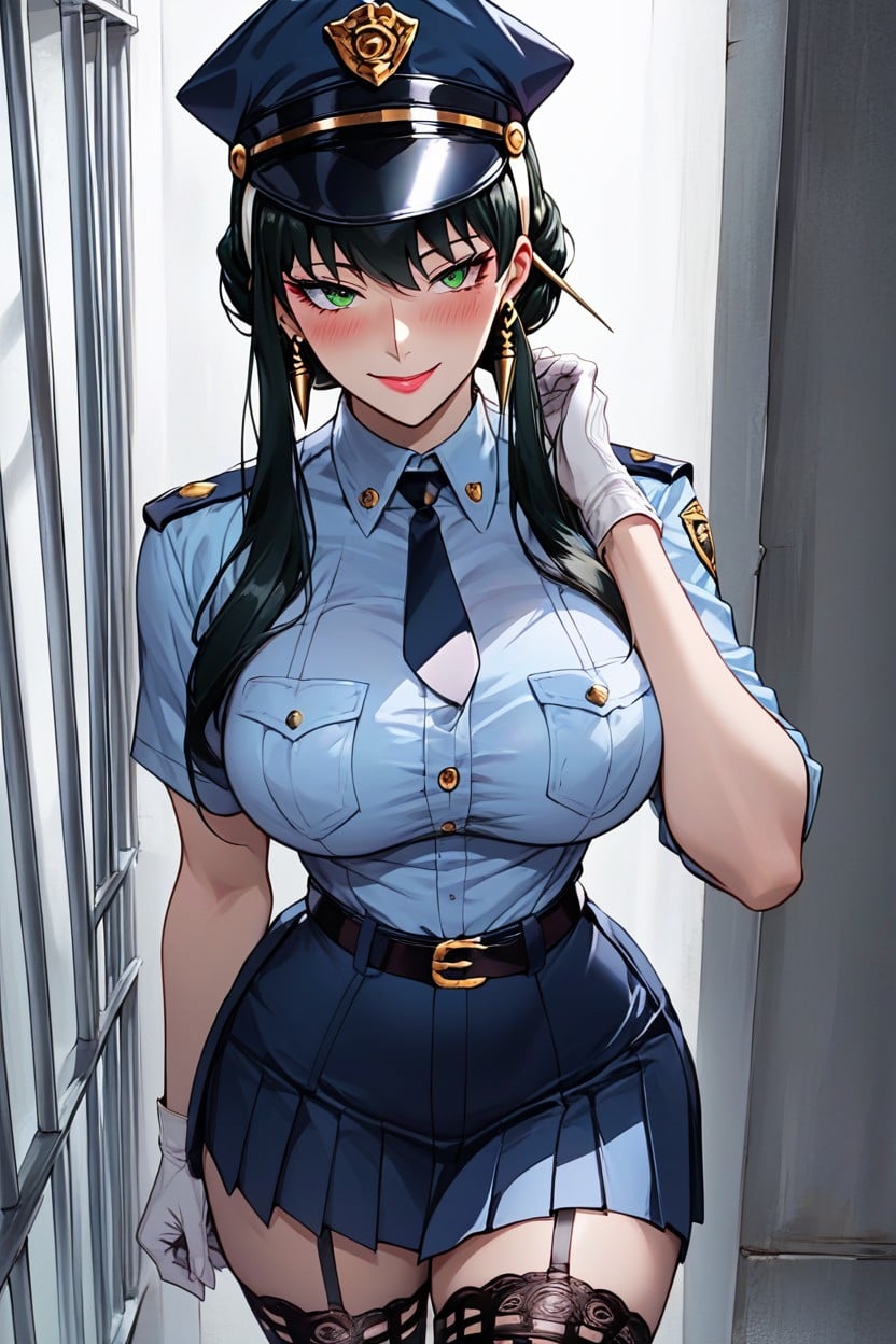 Hourglass, Blue Light Skirt, 18+ Hentai AI Porn