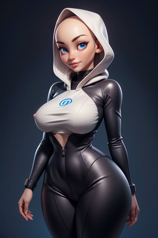 Thick Thighs, Bald Headed, Camel Toe Hentai AI Porn