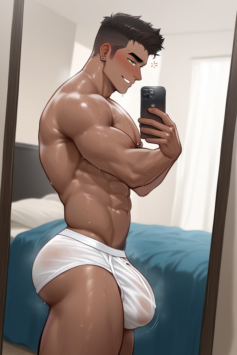 1 Person, Hung, High Detailed AI Gay Porn