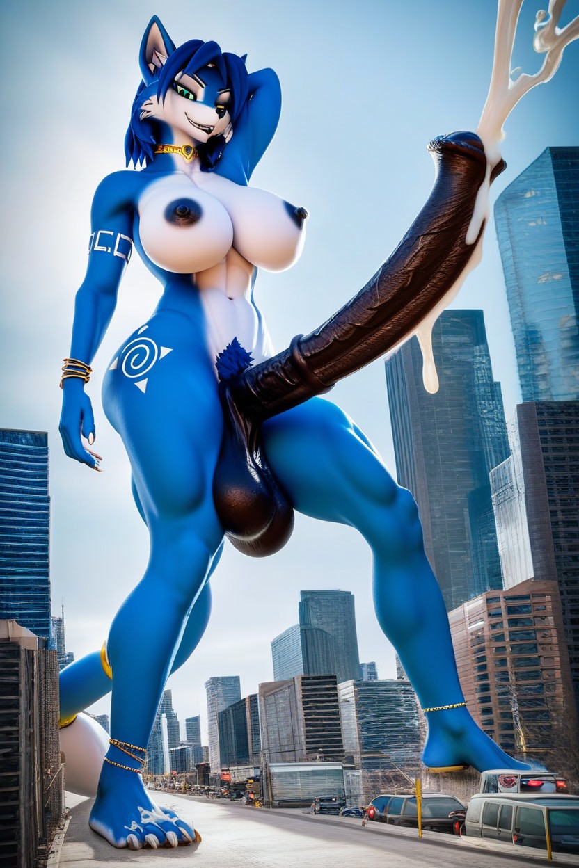 18+, Sweaty, Huge Cum Flood Furry AI Porn