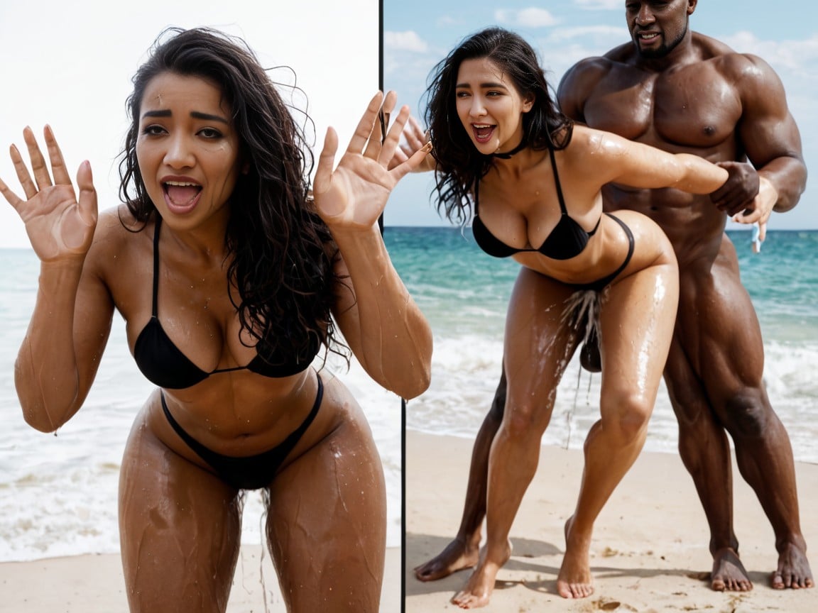 Wide Angle, Wet Hair, Creampie AI Porn