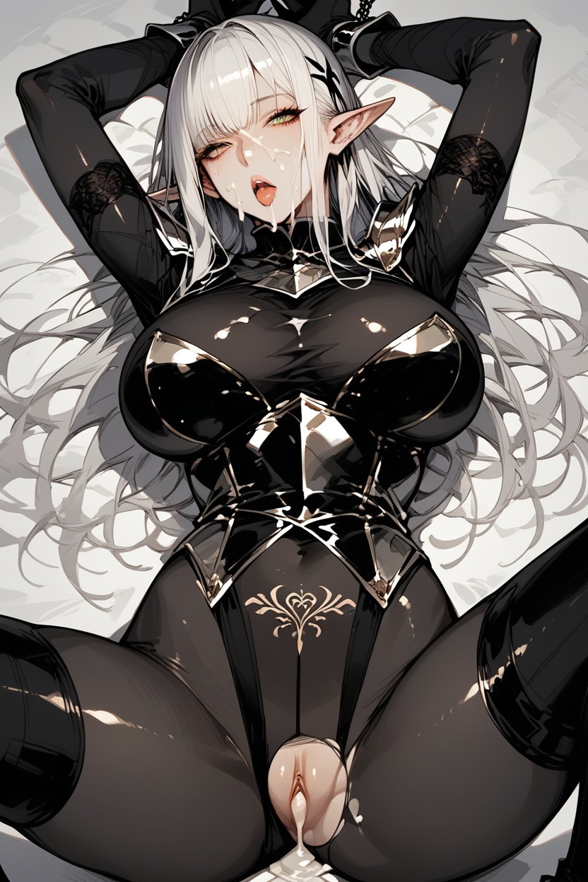 Confused Face, Bikini Armor, Tongue Out Hentai AI Porn
