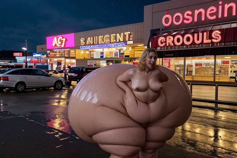 Thick, Hyper Cock Masturbating, Extremely Large Ass AI Porn