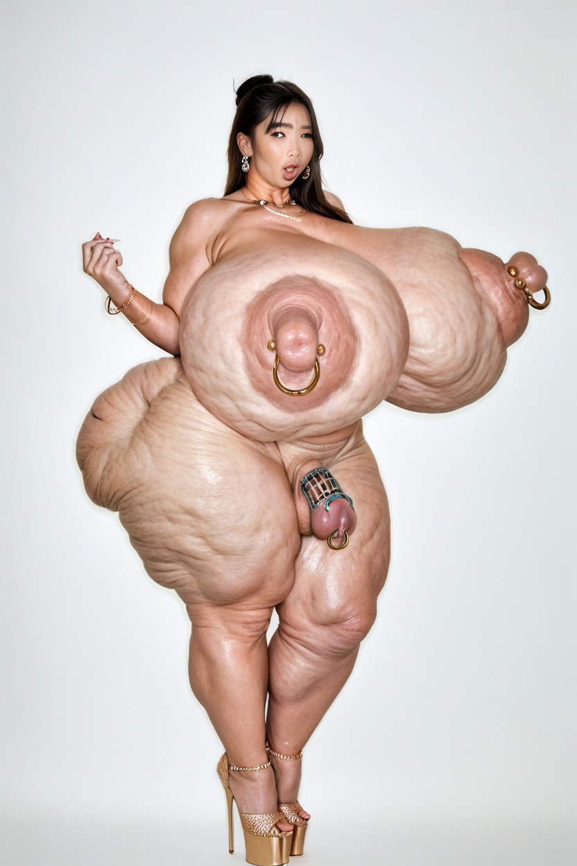 Nipples Engorged, 18+, Large Nipples AI Porn