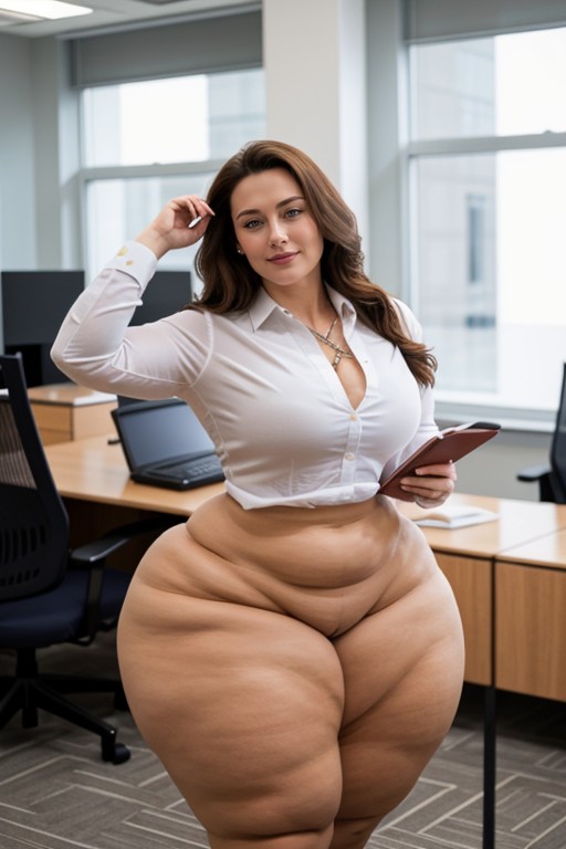 Fat Thighs, Muscular, Thick Thighs AI Porn