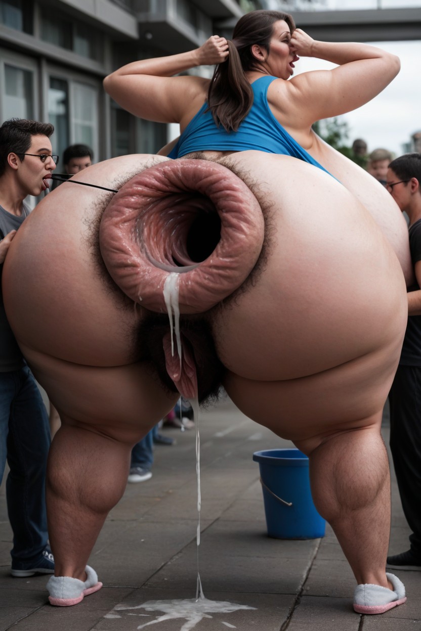 Dripping Anus, Breast Expansion, Curvy Thighs AI Porn