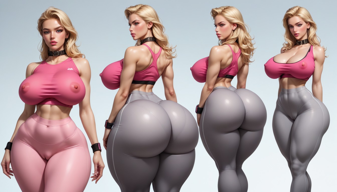 Extremely Big Tits, Slut, Bubble Butt AI Porn