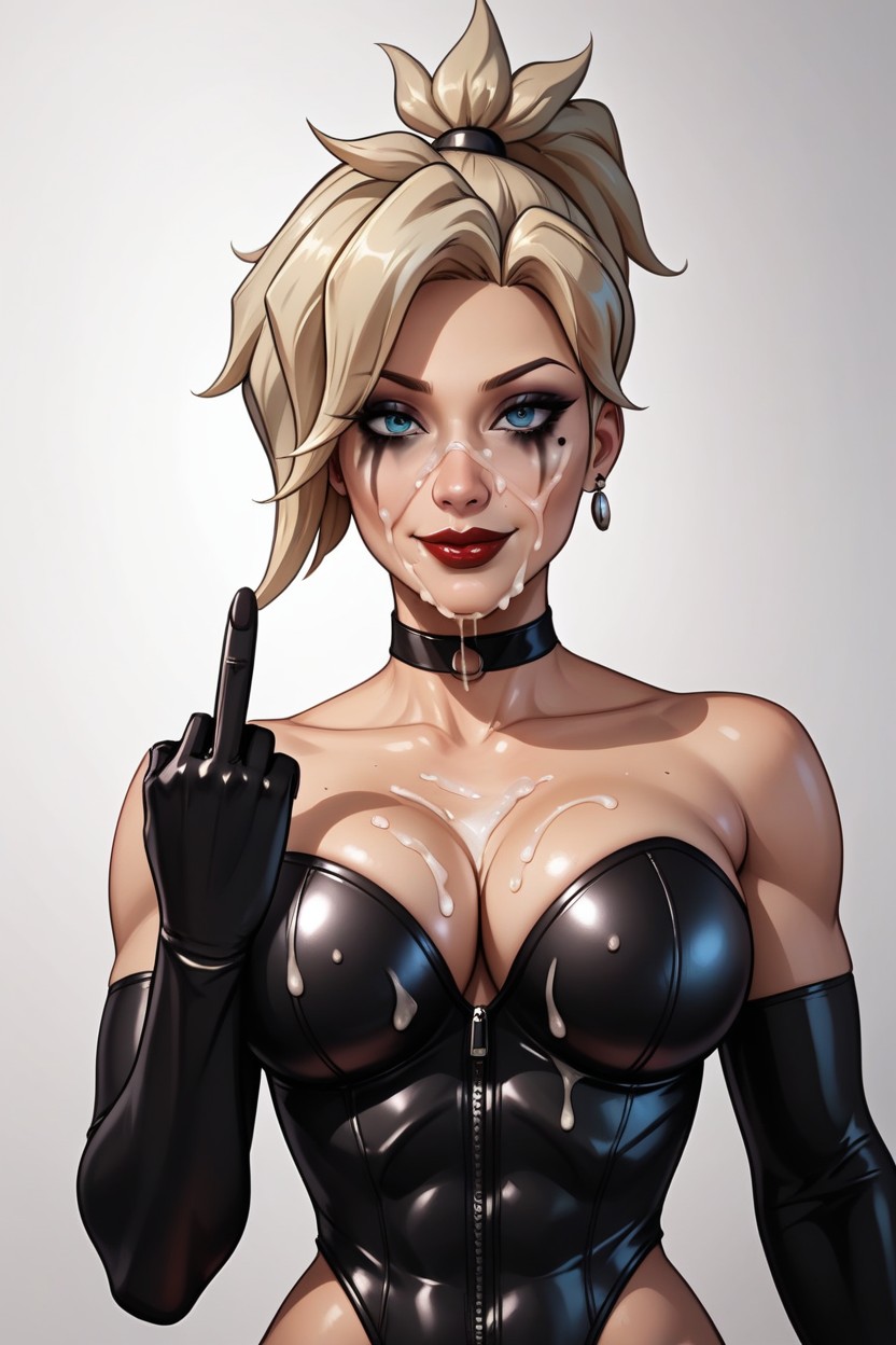 Oiled Skin, Medium Breast, Fit Hentai AI Porn