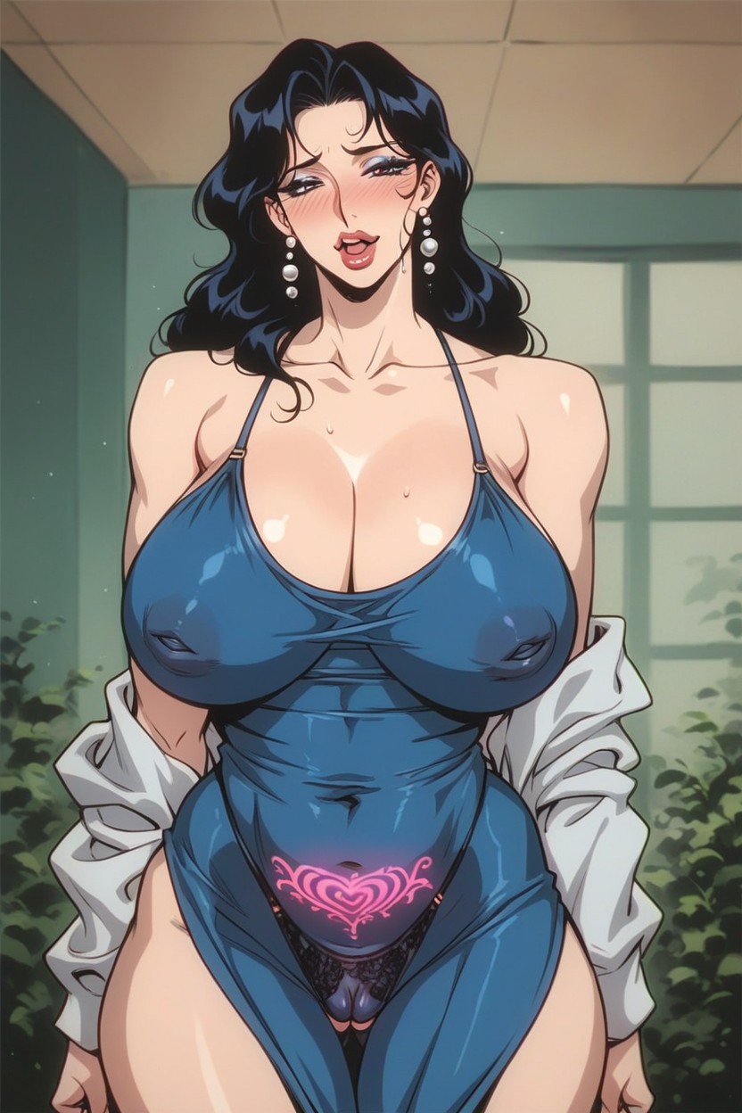 Contented Face, Extremely Beautiful Face, Labia Outline Hentai AI Porn