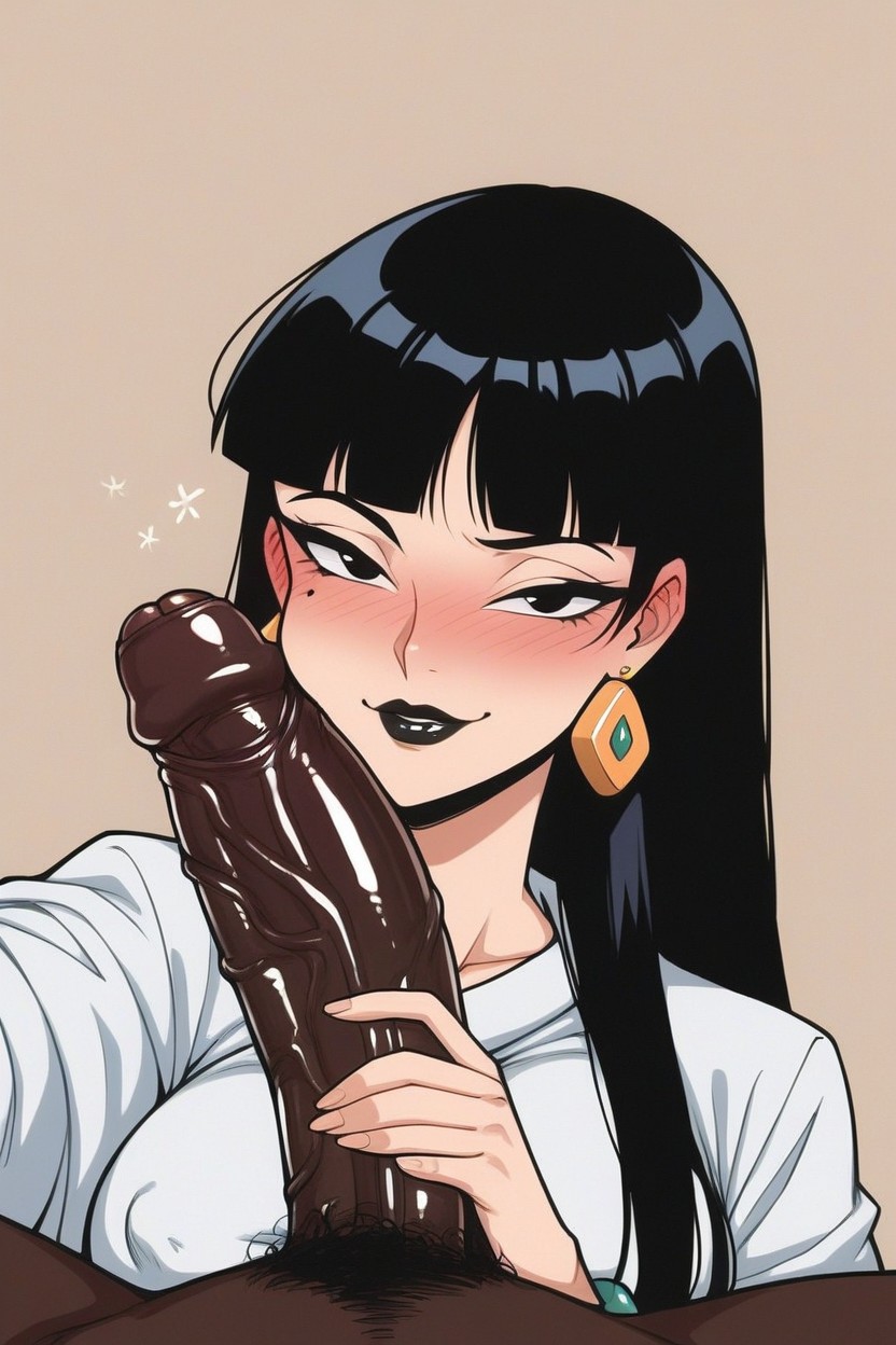 Pale Pure White Skin, Naked, Close Up Hentai AI Porn