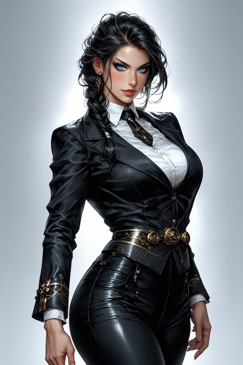 Big Hips, Perfect Eyes, Wasp Waist Hentai AI Porn