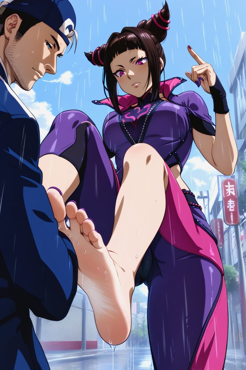 Camel Toe, Woman, Sole On Face Hentai AI Porn