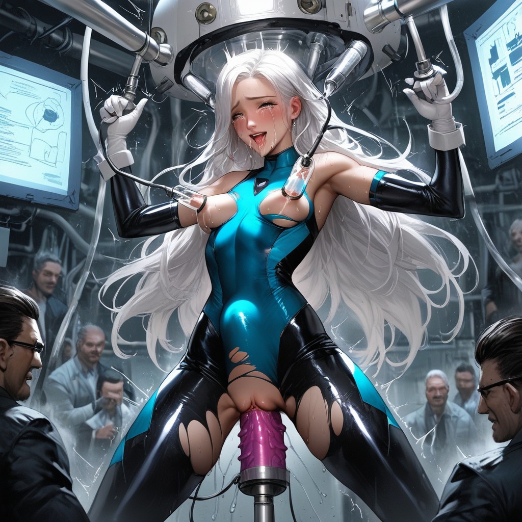 Small Breasts, Happy Crying, Sweaty AI Porn