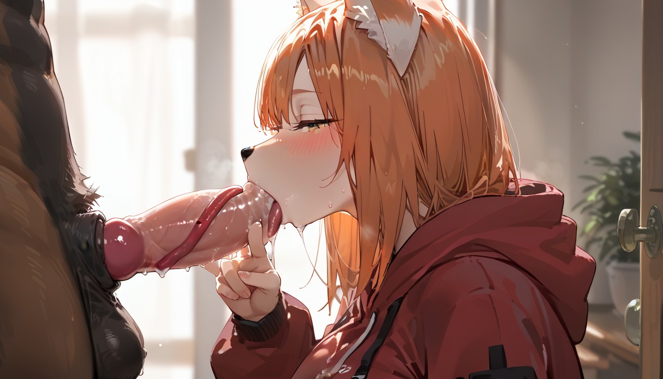 フェラチオ (第三者視点), Fox, Fluffy Fox Ears ファーリーAIポルノ