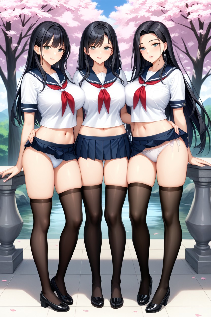 Very Bitty Height, Long Black Hair, Long Black Hair AI Porn