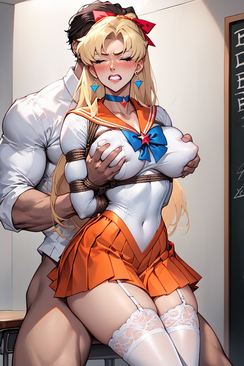 Arms Behind Back, Hour Glass Figure, Big Ass Hentai AI Porn