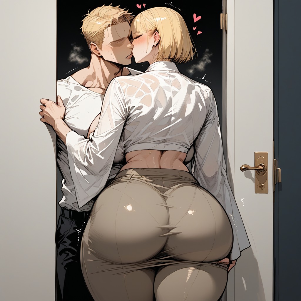Hair, Thick Thighs, Love Hearts Hentai AI Porn