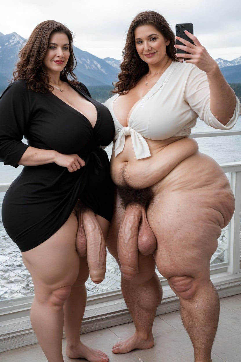 Large Hips, Messy Hair, Extremely Large Ass AI Porn
