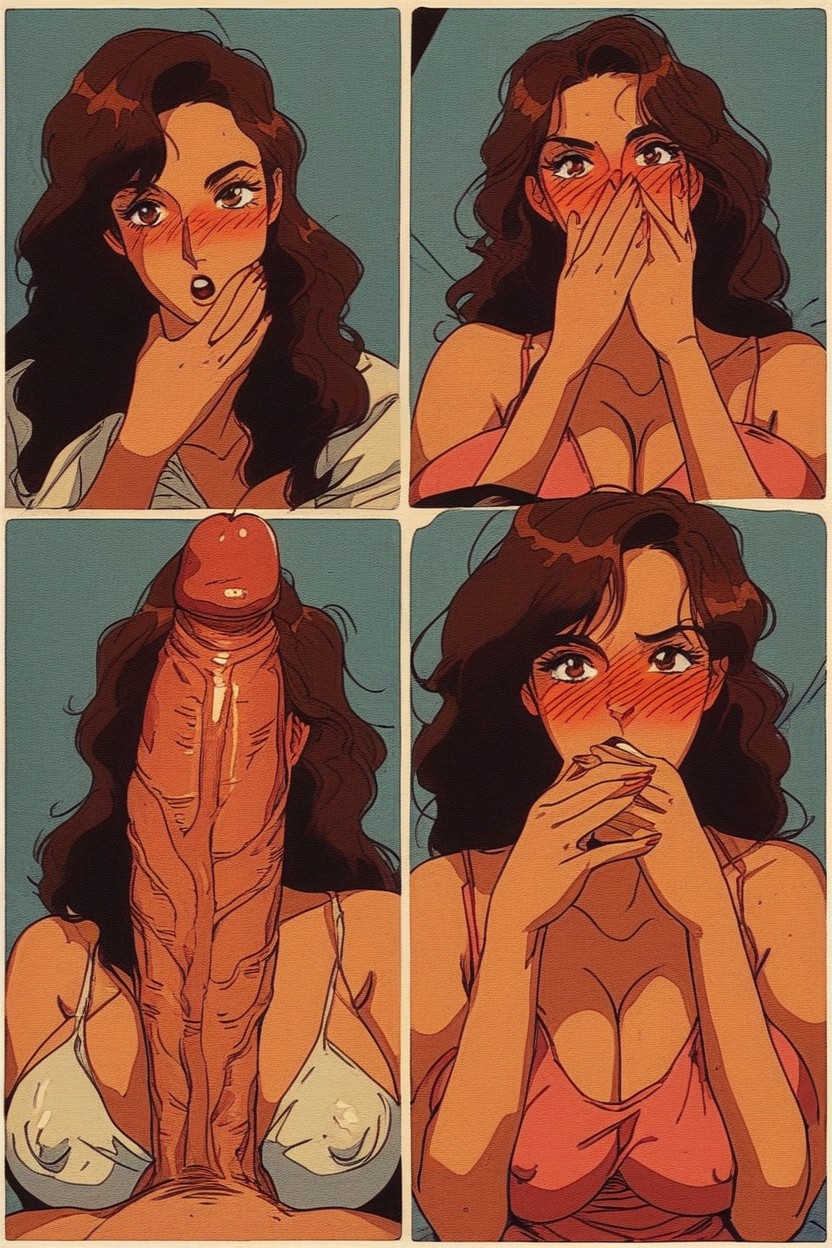 Blushing, Shocked, Multiple Views AI Porn