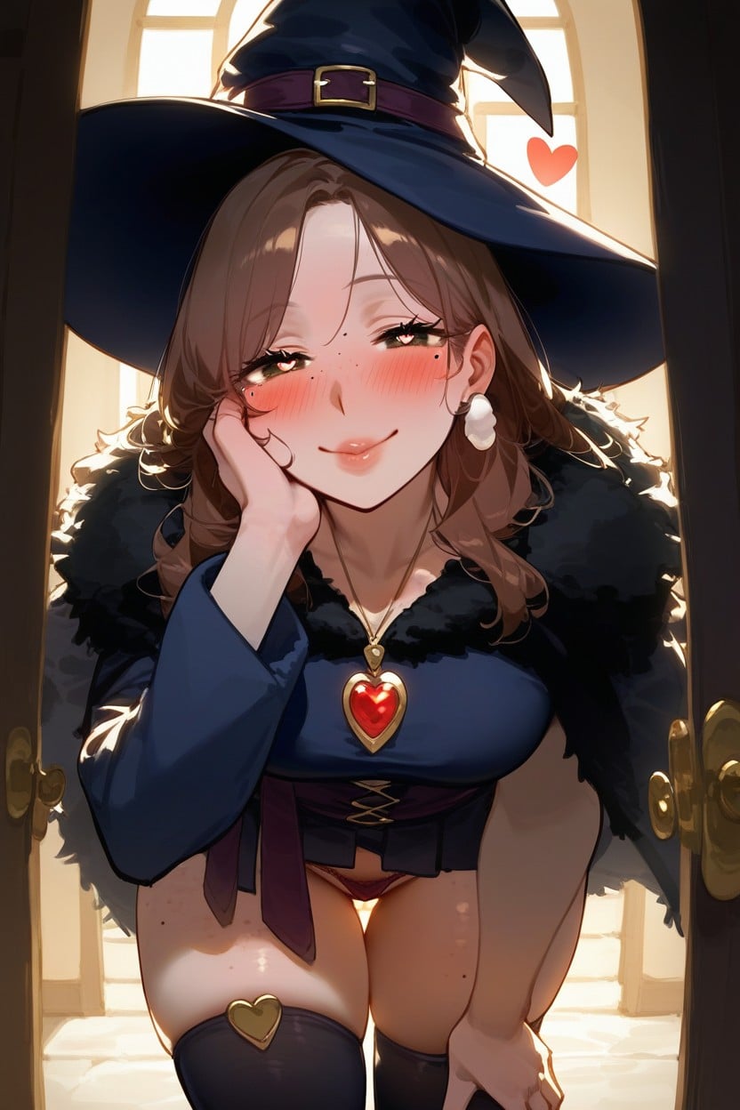 Waist Shot, Hand On Knee, On A Porch Hentai AI Porn