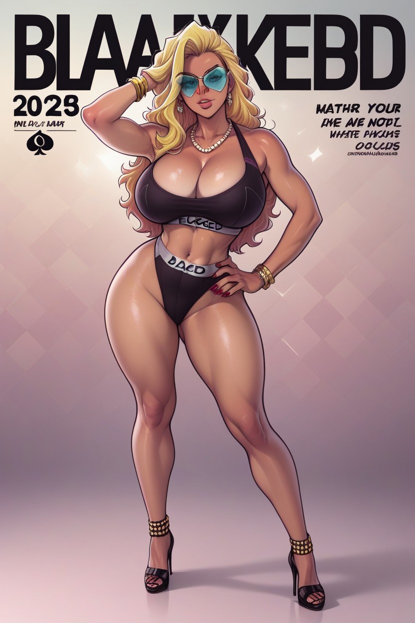 Melkor Mancin Artstyle, Blacked Branded Sports Bra, Long Length Hentai AI Porn