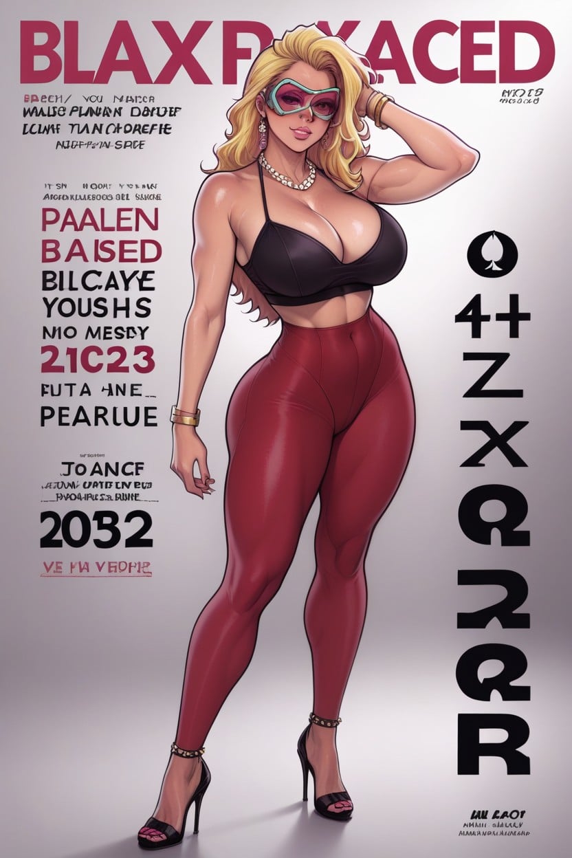 Hd, Hourglass, Gold Bracelets Hentai AI Porn