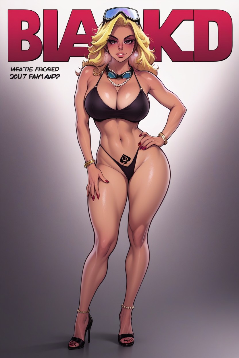 Hair Falling Straight Without Curl, Standing, Extremely Straight Hair Hentai AI Porn