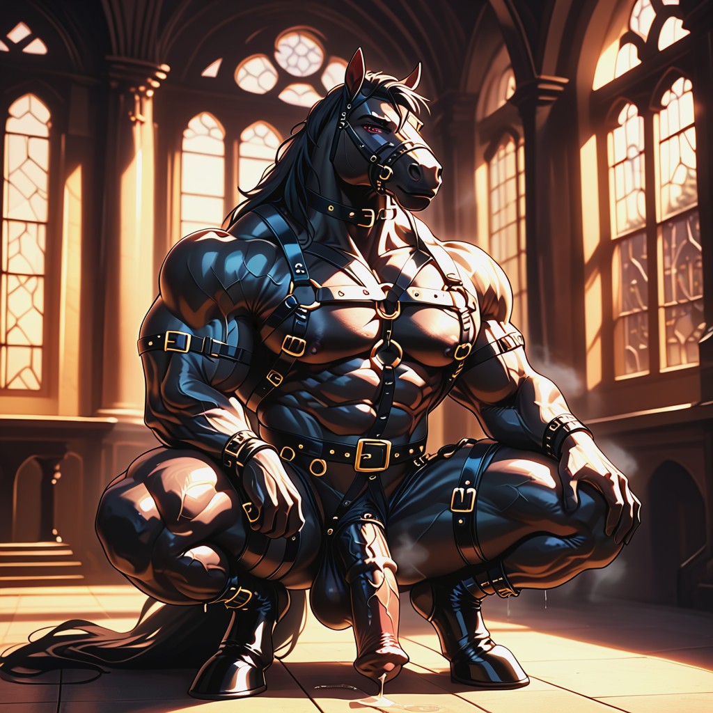 18+, Horse, Musk Furry AI Porn