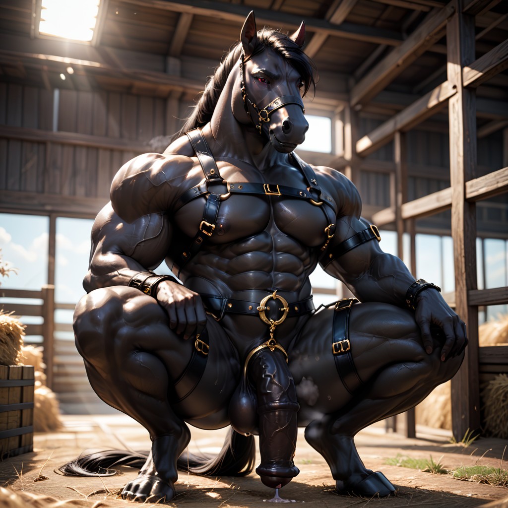 Farm, Leg Straps, Bdsm Gear Furry AI Porn