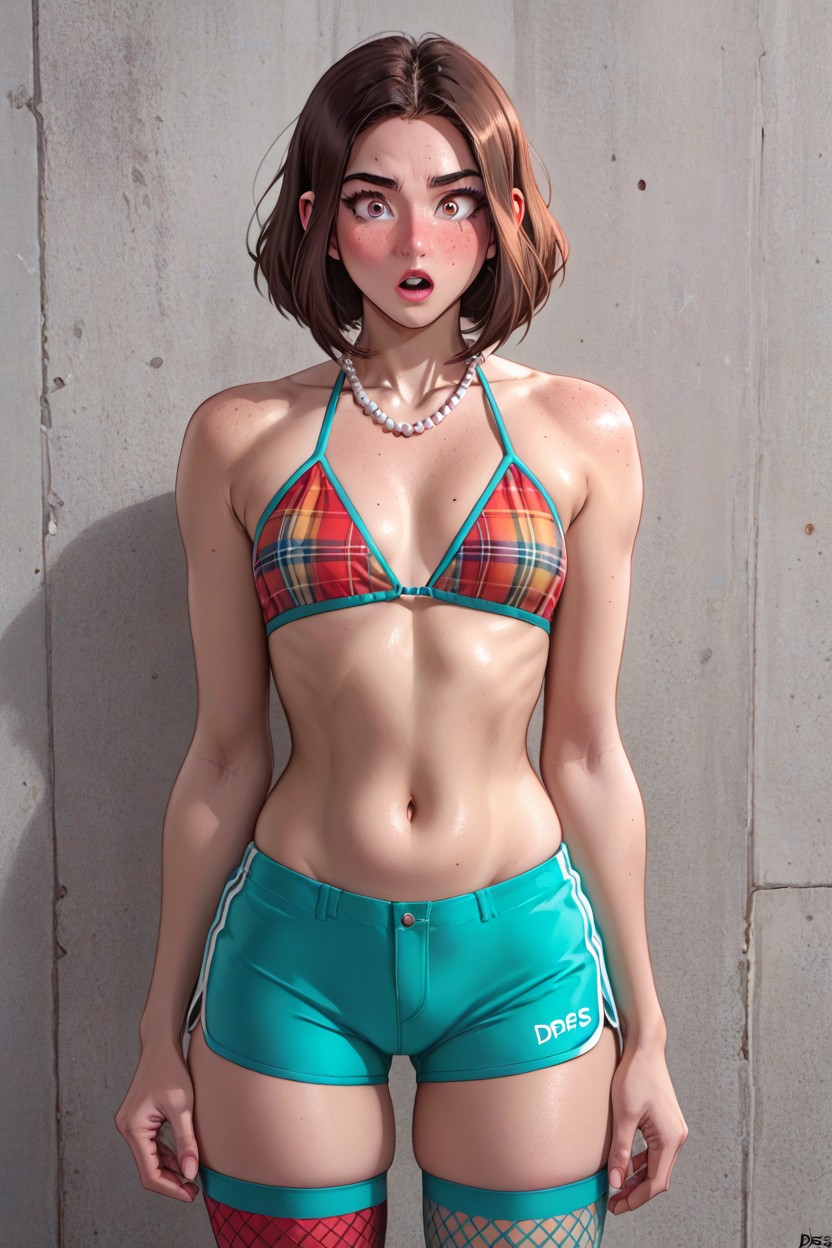 Woman, Thigh Gap, Detailed Face AI Porn