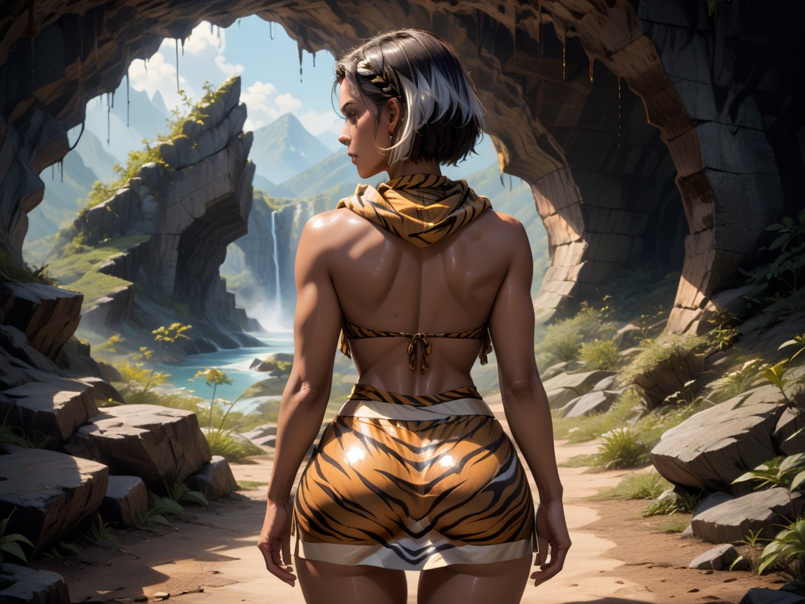 Latina, Brown Eyes, Bobcut Hentai AI Porn